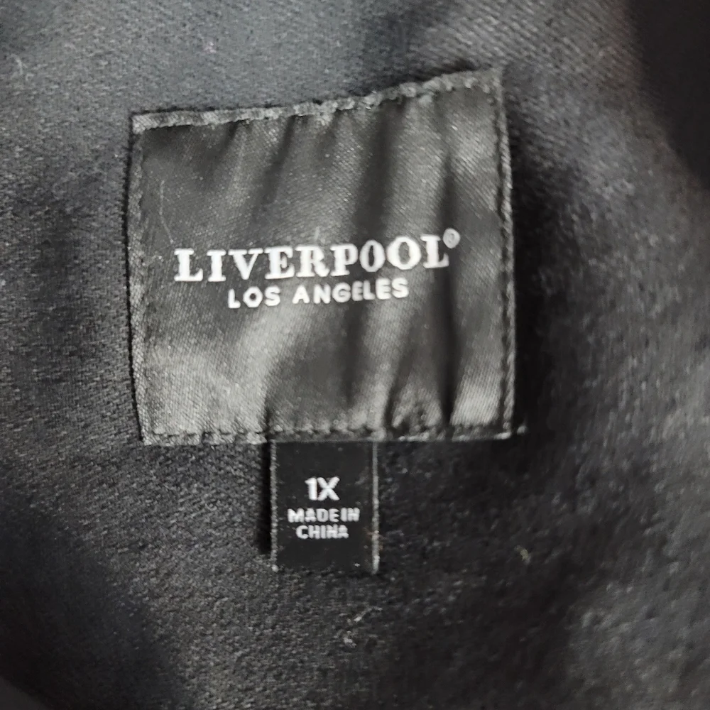Liverpool Los Angeles black Jacket size 1X - Picture 8 of 15